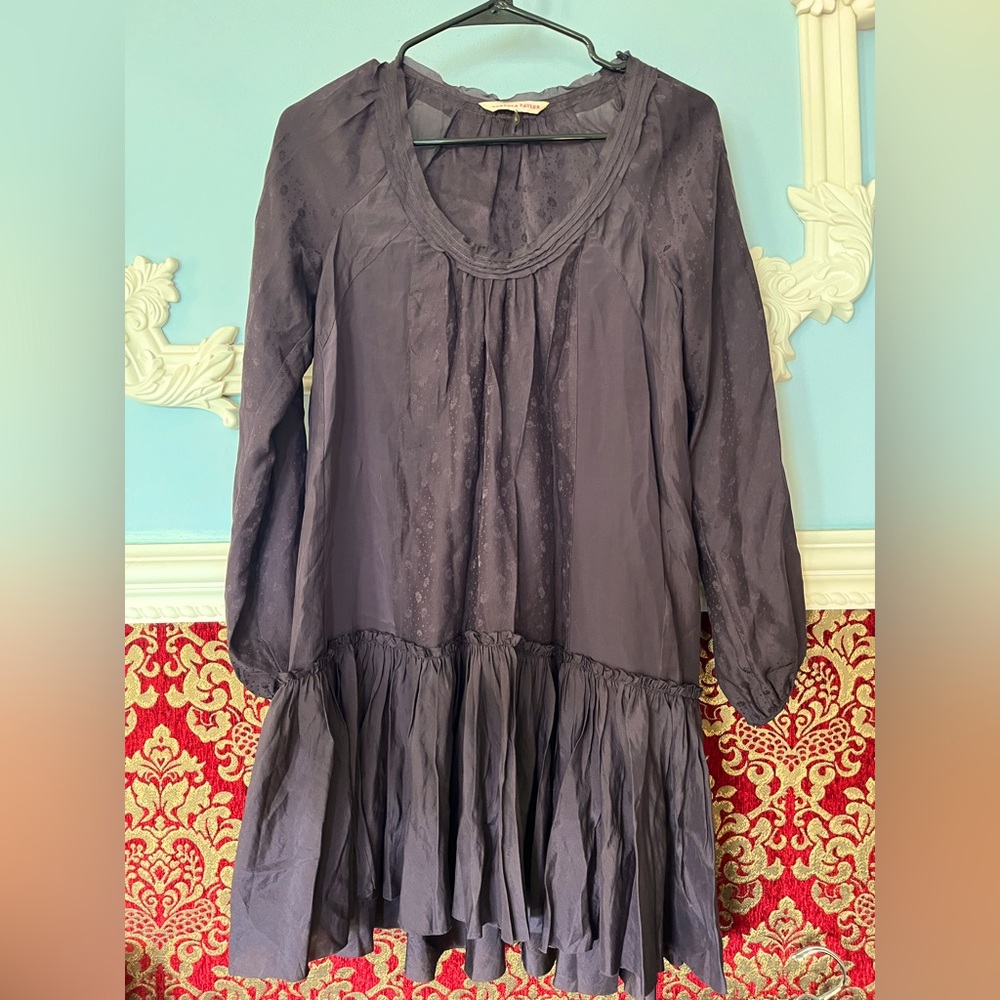 100% Silk Baby Doll Dress, Rebecca Taylor